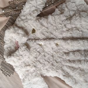 Juicy Couture Faux Fur Lined Coat Sz 18M